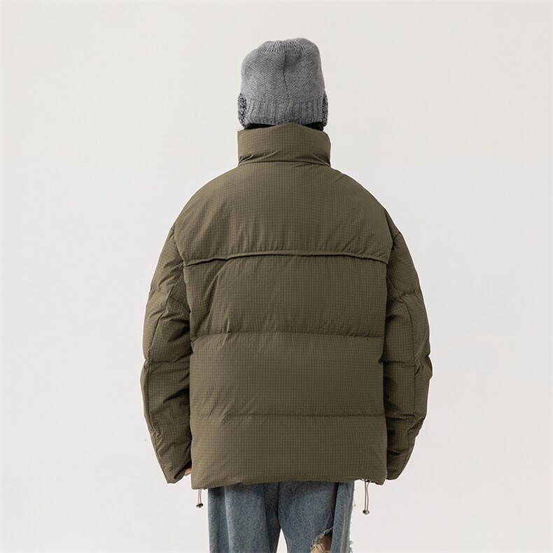 新标90白鸭绒简约休闲立领外套纯色加厚羽绒服ESY0212-P210,男装羽绒服,电商B306