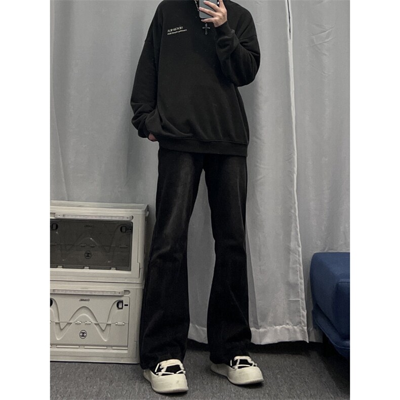 美式hiphop牛仔裤修身直筒微喇叭裤68,男装牛仔裤,星座310A-4