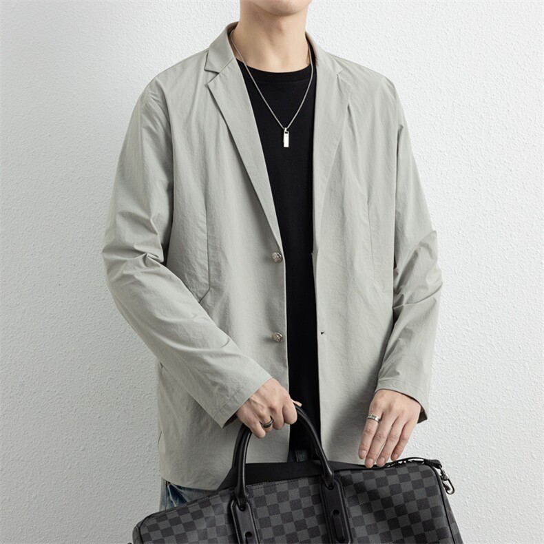 春季新款商务风西装外套男休闲西服男士西服JK02629-P83,男装西服套装,星座308B-2