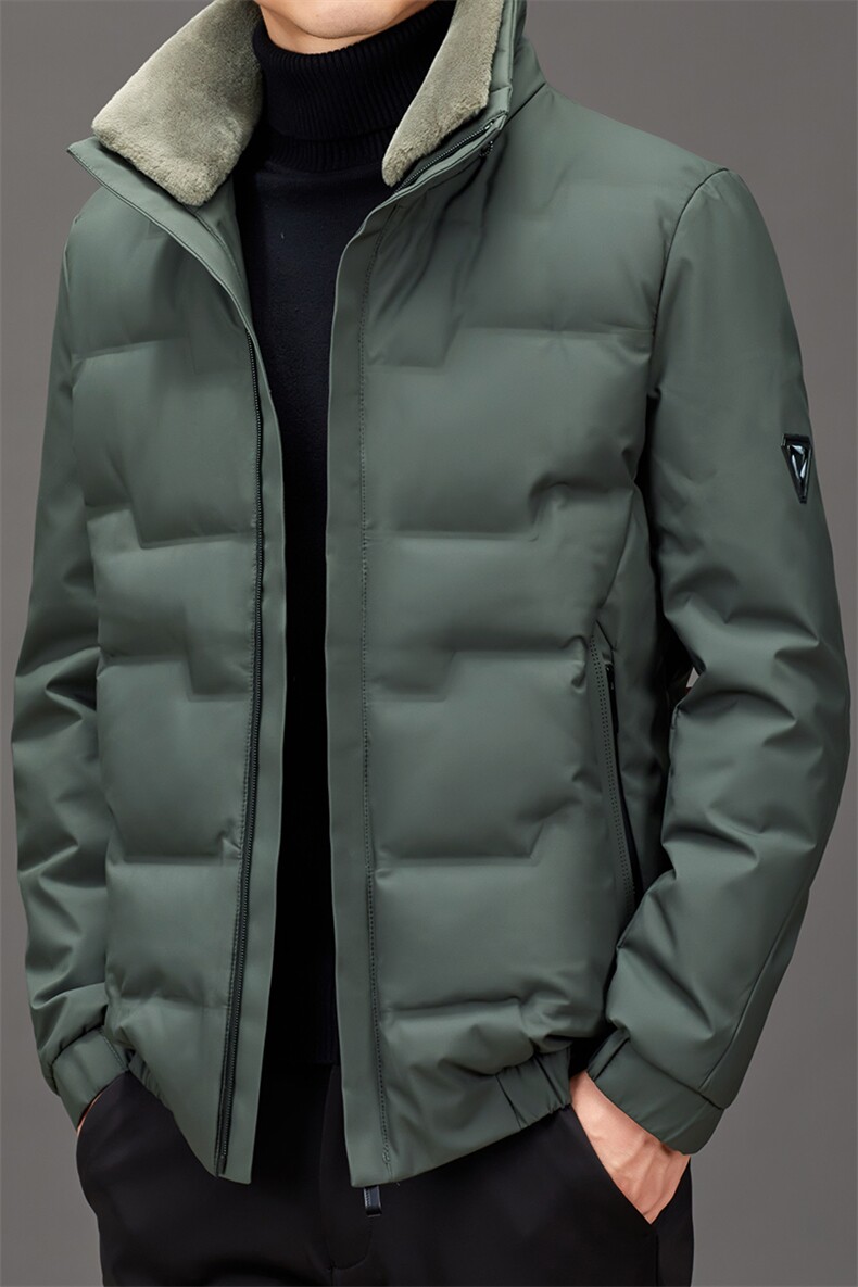 羽绒服短款冬季男士轻薄潮流时尚羊毛领保暖羽绒服JZS8620-P210,男装羽绒服,星座1105-3