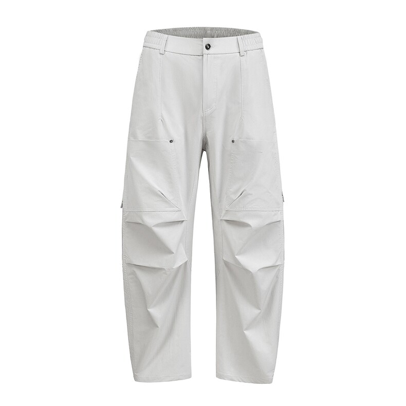 白底宽松阔腿弯刀直筒长裤大码M-5XL潮牌工装裤CK78054P55控89，男装工装外套，星座227-7