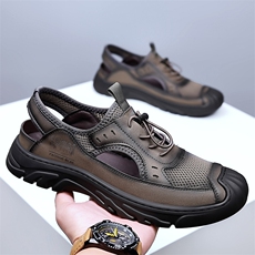 凉鞋男2025新款夏季运动休闲透气镂空轻便洞洞鞋男，男鞋凉鞋，电商A223