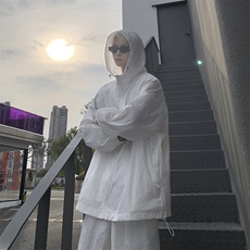 现货25夏速干薄款透气钓鱼防晒服防紫外线潮流情侣套装TZ607-TP70，男装休闲套装，电商A170