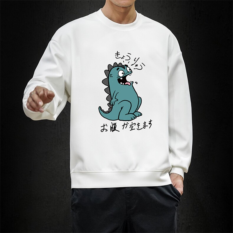 2021秋季新款马切达日系大码男宽松已注册卡通印花卫衣W5050-P28,男装卫衣,电商A001