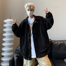 麂皮绒外套男士秋季新款设计感小众上衣外套CJ55P65，男装夹克，星座1116-2