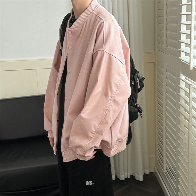 主推现货拼接皮衣夹克外套男A351-AP2516-P95图片