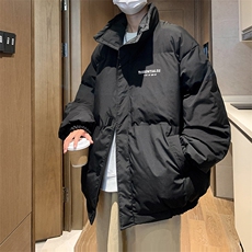 棉服男冬季新款潮流加厚潮面包服高街ins立领棉袄上衣W6381-P78，男装棉衣，星座512-2