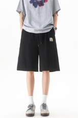 8XL-M2025夏季特大码阔腿短裤男高街ins宽松垂感休闲裤DK1510P45，男装牛仔裤，电商D206-1