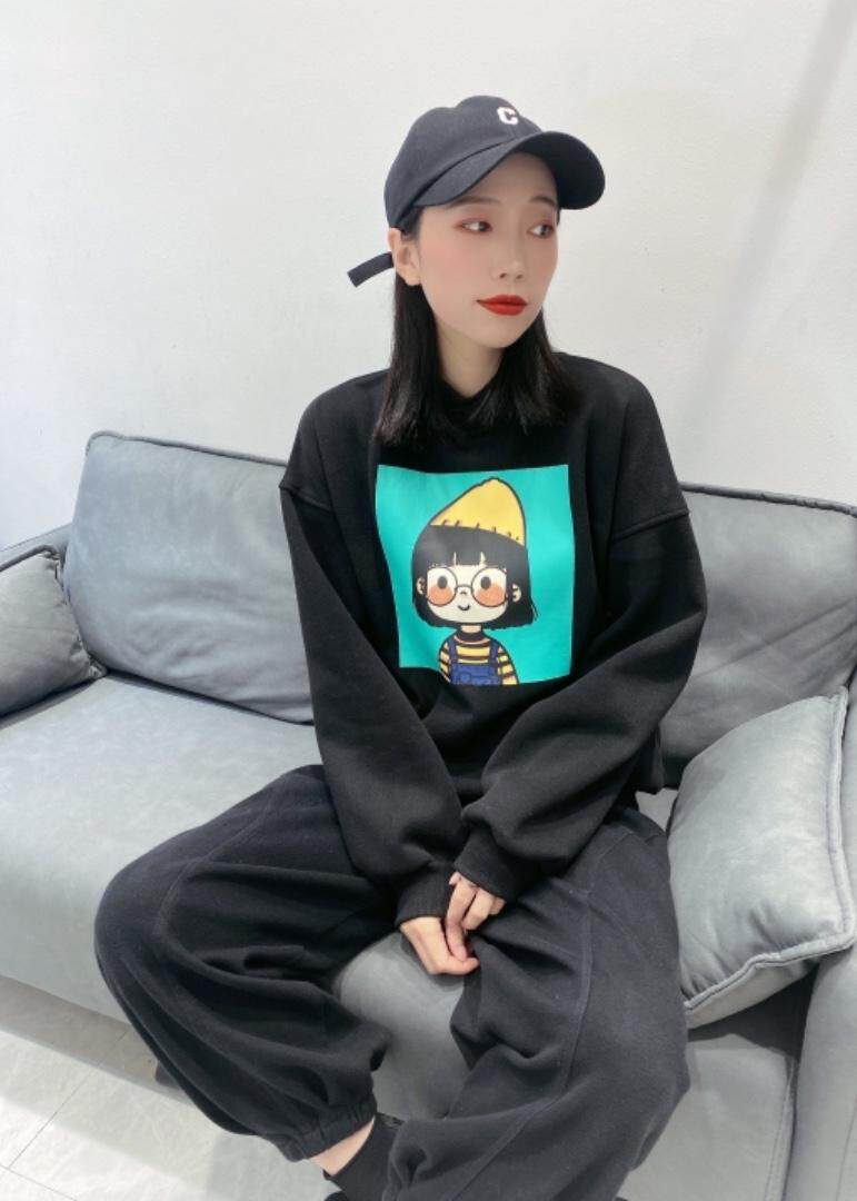 现货冬装卫衣小女孩复合银狐绒，女装卫衣/绒衫，悠奈尔