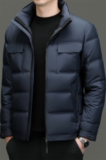 爸爸冬季外套中老年羽绒服男中年男士冬装休闲加厚款老年人上衣服，男装羽绒服，电商B212（原钱塘6029）