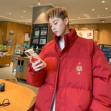 现货抖音得物可供视频冬季三防加厚羽绒棉衣外套面包棉服81158，男装棉衣，电商A486