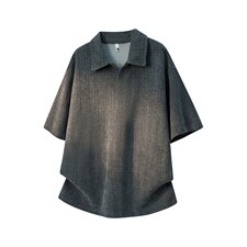 2026美式重磅冰感港风袖T桖春夏DX2610特P25控49，男装T恤，电商B208