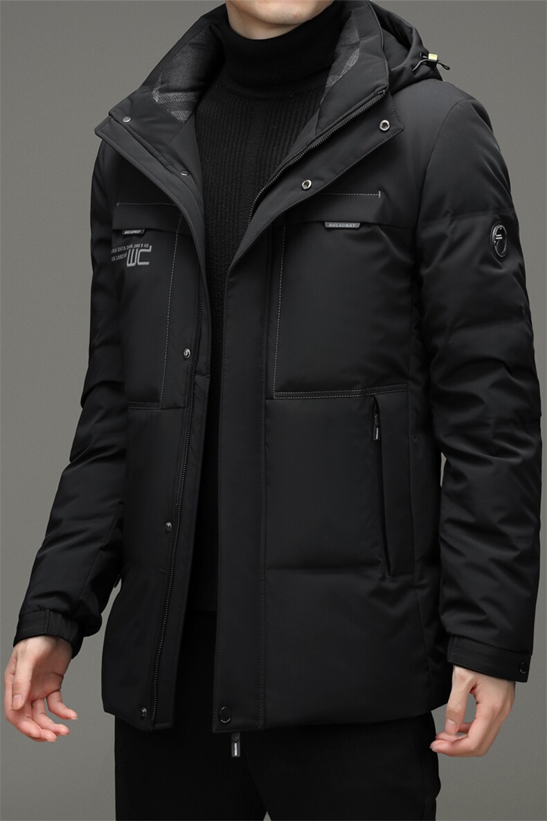鸭绒羽绒服男士2023冬季新款休闲连帽潮流男装外套ZELD9843-P355,男装羽绒服,电商B212（原钱塘6029）