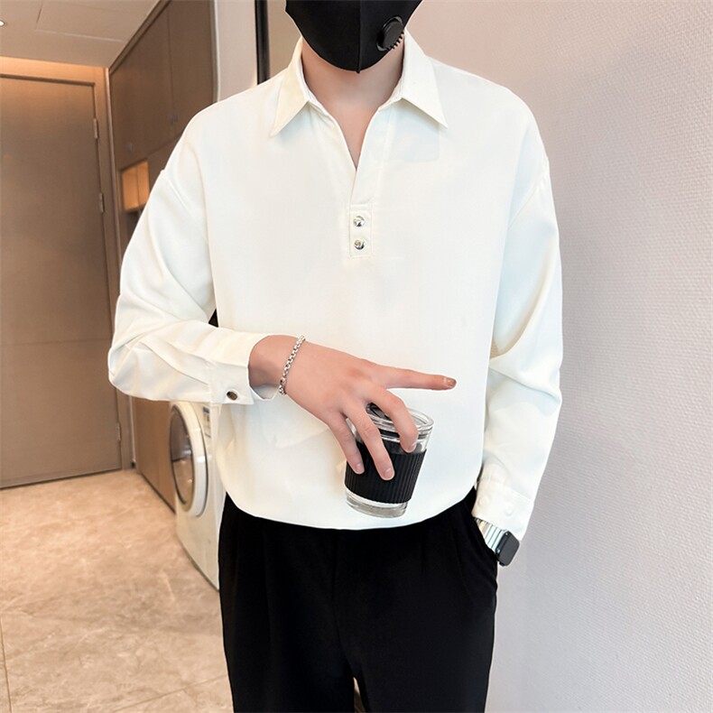 足货社会小伙店主风男潮长袖衬衣短袖衬衫G8919P58图片