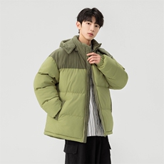 棉服撞色拼接灯芯绒外套男生冬季棉衣情侣装棉袄子M810-P85，男装棉衣，星座308B-2