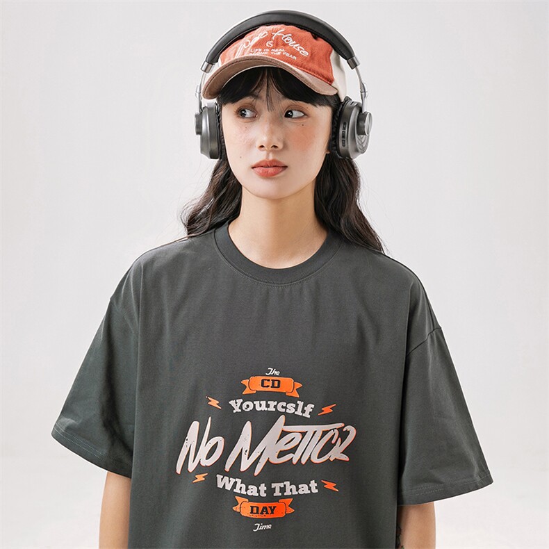 2025夏季新款男装日系潮牌纯色圆领宽松短袖休闲T恤半袖T916-F38,男装T恤,电商A101（原外27）