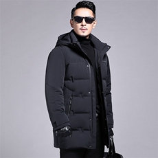 B2108钱塘2020-3精品90白鸭绒可脱卸帽继续男装羽绒服P300，男装羽绒服，钱塘207-3