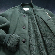 加绒棒球服秋冬新款青春潮流日系简约休闲夹克加厚羊羔绒保暖外套，男装夹克，星座601-1