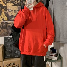 2021秋季新港风海报墙大码男日系宽松休闲运动连帽卫衣W8361-P40，男装卫衣，电商A001