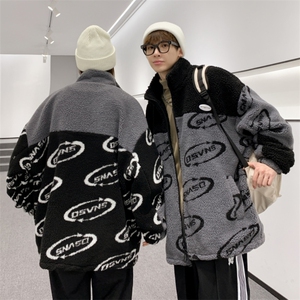 冬装加厚棉衣潮流宽松休闲羊羔绒外套棉服A161-2-271-P95图片
