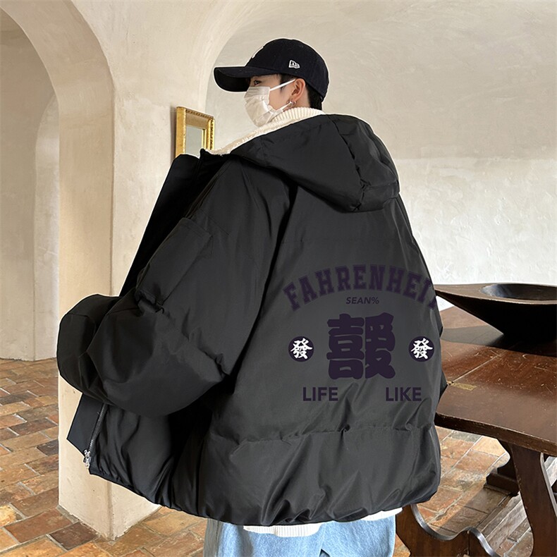 控128加绒面包服男大码羊羔毛棉衣男MY16256-P100,男装棉衣,电商A040