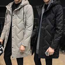 羽绒服男2020冬季新款中长款男士加厚外套DS275T，男装羽绒服，电商A102