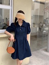 牛仔连衣裙，女装连衣裙，肆尔