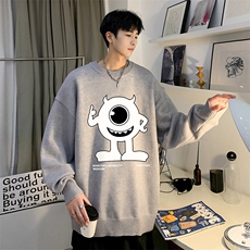 圆领毛衣男大码针织衫男毛线衣线衫M67327-P45加绒款-P65，男装针织衫/毛衣，电商A040