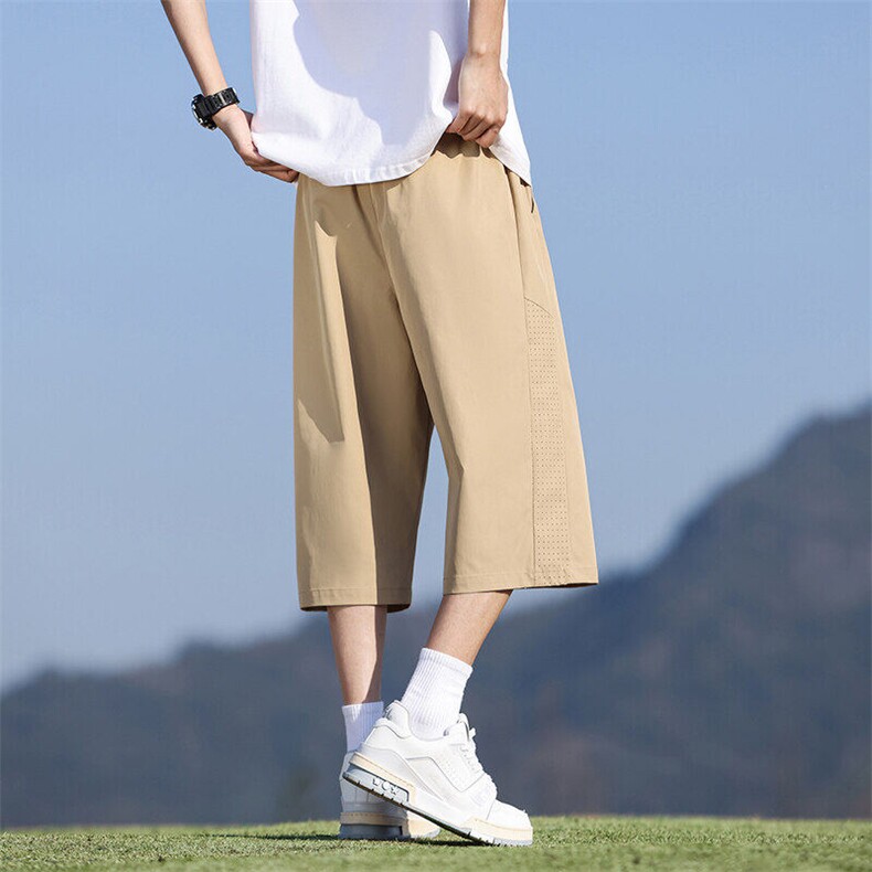七分裤男士夏季薄款外穿速干裤夏天休闲运动中裤Q29131-特P26,男装牛仔裤,星座610（原A335）