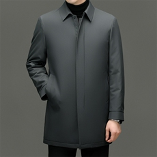 XL-MR8871男士冬季翻领棉衣外套修身时尚休闲上衣可脱卸内胆两穿，男装棉衣，电商B360