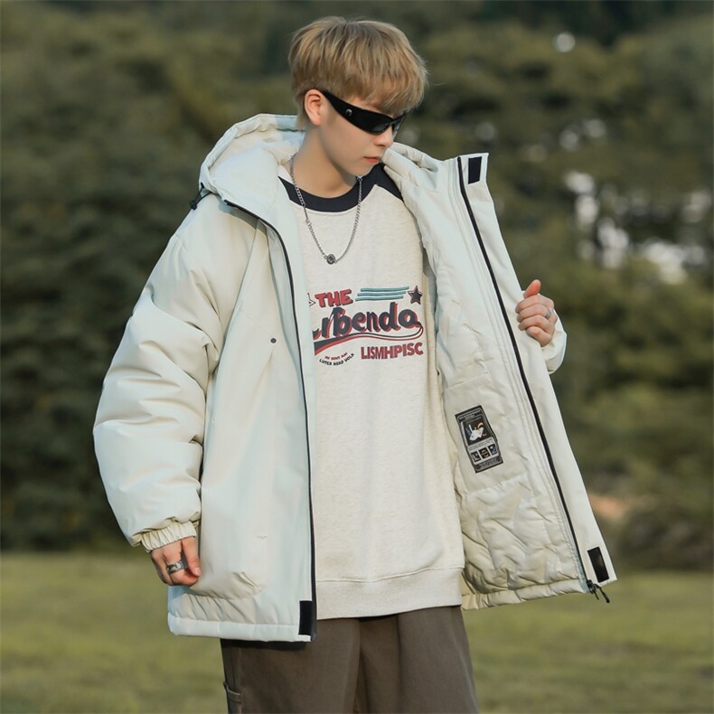 抖音得物棉衣男防风防水冲锋衣连帽棉服加厚棉服外套JH-MY845-P65,男装棉衣,星座717