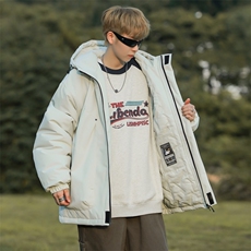 抖音得物棉衣男防风防水冲锋衣连帽棉服加厚棉服外套JH-MY845-P65，男装棉衣，星座717
