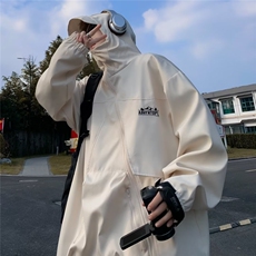 黑武士冲锋衣外套男士早秋新款防水机能风户外斜拉链夹克W9283，男装夹克，星座1116A-1（原606A）