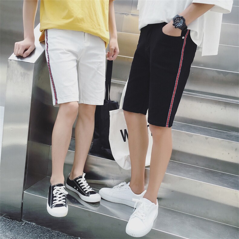 K583-P352024夏季风潮流牛仔裤休闲破洞五分裤,男装牛仔裤,星座103A