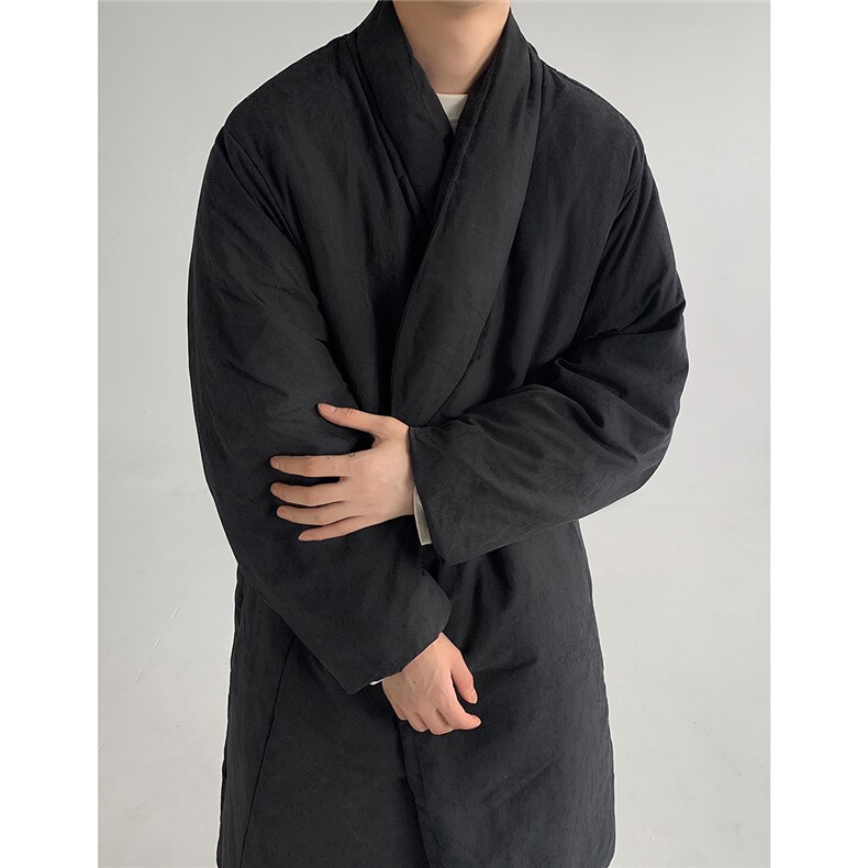 MH03-P145韩系慵懒风长款绒面棉服加厚保暖棉衣外套男,男装棉衣,星座1501-3