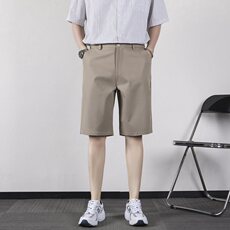 时尚2025夏季新款休闲短裤青少年修身五分裤男士弹力中裤KA51，男装牛仔裤，星座1116A-2（原606A-1）