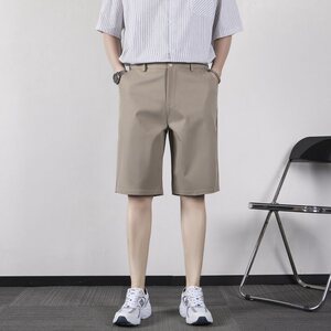 时尚2025夏季新款休闲短裤青少年修身五分裤男士弹力中裤 KA51图片