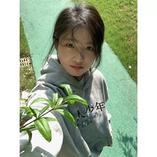 CX293-P51纯棉美式复古连帽卫衣女2025新款设计感小众宽松潮牌，男装卫衣，电商B323A