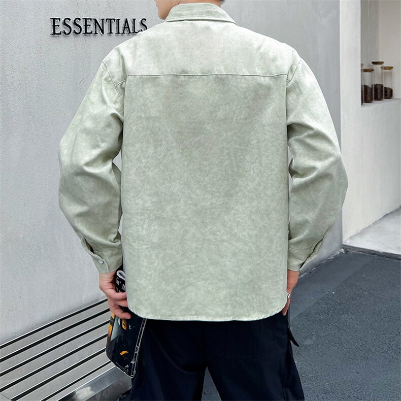 寸衫型夹克高品质纯棉加厚扎染店主社会小伙潮牌新款外套CS86P68,男装夹克,星座301B-1