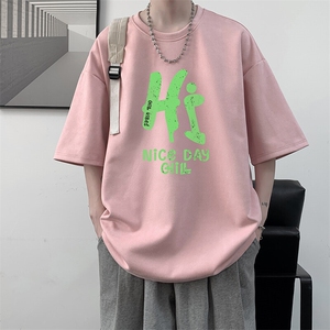 麂皮绒短袖t恤男大码半袖男 JD82418-P25图片