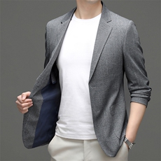 M5551-1钱塘2020-3春夏新款男士商务休闲西服简约百搭外套P135，男装西服，钱塘207-3