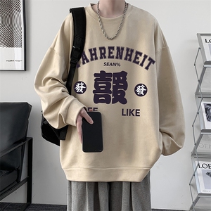 麂皮绒卫衣男大码重磅长袖t恤男 JW81256-P35图片