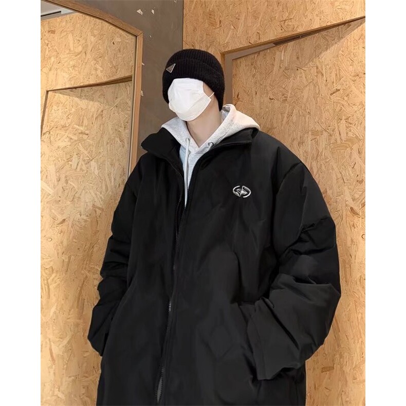 定制面料棉衣男港风半高领棉服男外套男Y173-P95,男装棉衣,星座1109-3