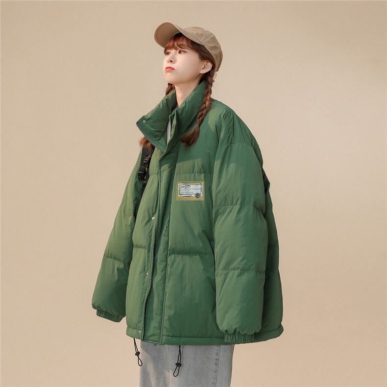 白鸭绒22冬季新款简约贴标印花立领羽绒服YR181P195控258,男装羽绒服,A247A
