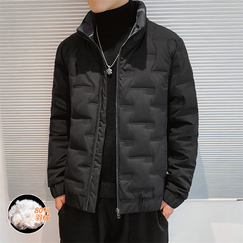 冬季工装羽绒服男2021新款加厚短款休闲外套DS570T,男装羽绒服,电商A102