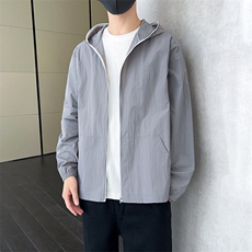 冰丝超薄防晒衣服男士夏季新款宽松休闲凉感透气外套Q5519-特P30，男装防晒衣，星座610（原A335）