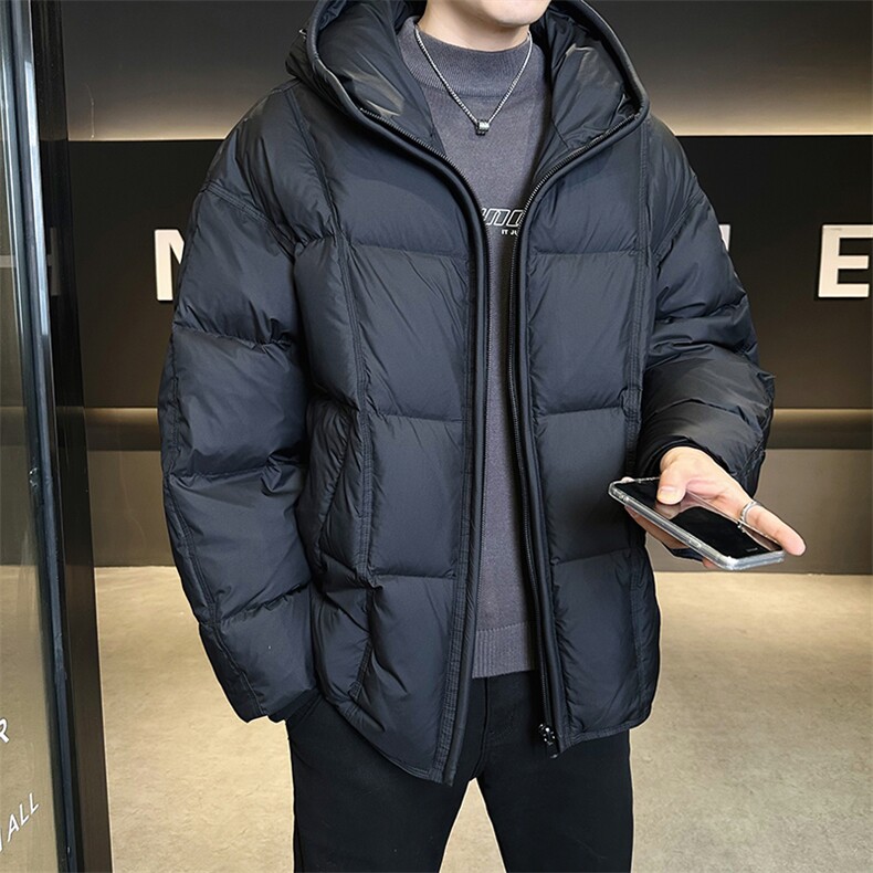 90新标白鸭绒羽绒服高冲绒泡芙廓形保暖外套YR8313-P359,男装羽绒服,电商D342