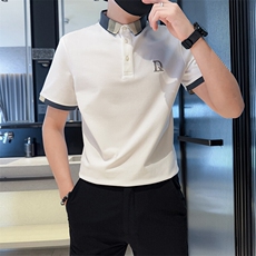 原版质量2025夏季短袖T恤翻领经典款Polo衫9982-P45，男装T恤，电商D342