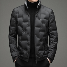 BZL2198钱塘2020-2秋冬中年男士立领休闲羽绒服外套量大价优P190，男装羽绒服，钱塘207-2