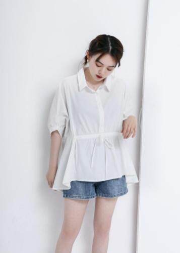 夏款衬衣，女装，E·呀